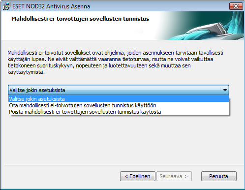 2. Asennus Kun olet ostanut ESET NOD32 Antivirus -ohjelmiston, voit ladata sen asennusohjelman ESETin sivustosta.msi-pakettina.