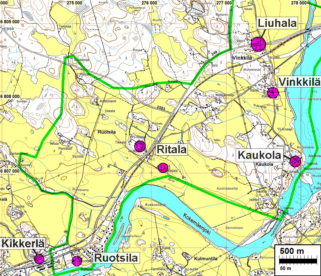 5 koon tammikuussa 2012. Tuolloin saattoi todeta, että siinä ei ole ainuttakaan aluetta kuvaavaa karttaa 1700-1800 luvuilta. Alueelta ei ole isojakokarttoja.