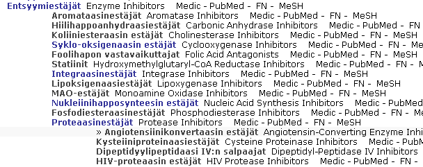 TERMIEN ETSINTÄ MEDLINE-HAKUA VARTEN TERMIX-SANASTON AVULLA ks.