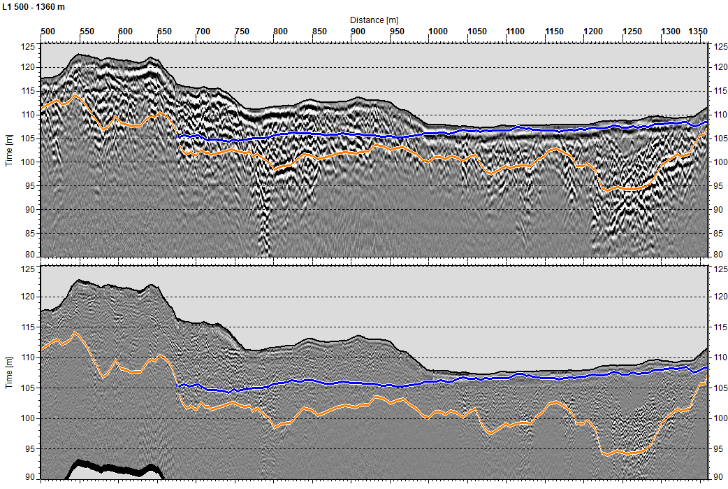 Korkeus Dem_2m Maanmittauslaitos. Arvio käyttöön saatavista massamääristä Maa-ainesten massat laskettiin kuvassa 7 rajatuilta alueelta, jonka pinta-ala oli 6,9 hehtaaria.