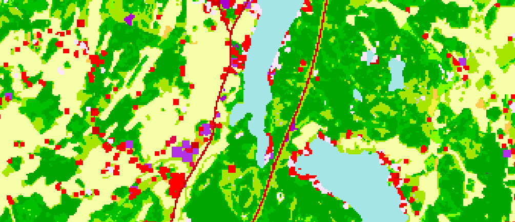 113 7.1 Hunttijärven ulkoinen kuormitus Hunttijärven valuma-alue on kooltaan 18,49 km 2. Tästä 32 % on peltoa (kuva 10).