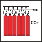 CO 2 -laukaisu keskusasemalta, joka sijaitsee kannella 4 paapuurin puolella ahterissa huoneessa 4649: 1. Evakuoi tila. 2. Pysäytä käyvät laitteet ja koneet. 3. Sulje tila ilmatiiviiksi.