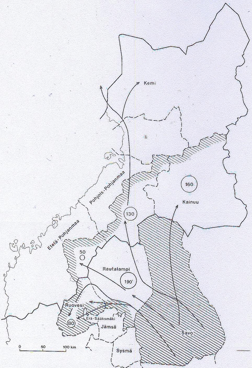 Etelä-Pohjanmaa Pohjois-Pohjanmaa Kainuu