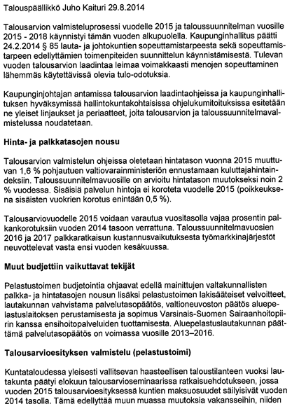 Kunnanhallitus 22.09.