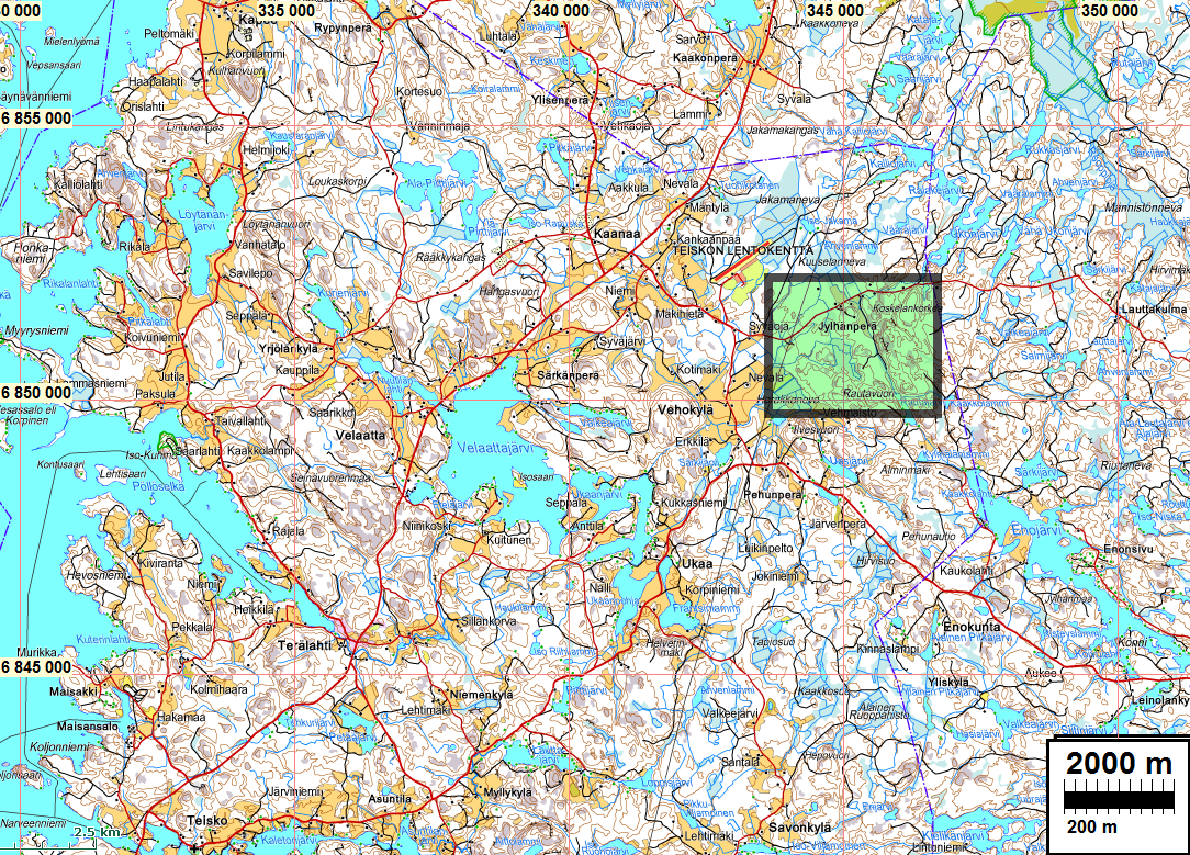 2 Sisältö Perustiedot... 2 Yleiskartat... 3 Inventointi... 3 Vanhoja karttoja... 6 Muinaisjäännökset... 7 1 TAMPERE AUTIOKORPI... 7 2 TAMPERE KOIVUNEVA... 9 Muita havaintoja... 12 Yhteenveto.