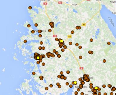 Ensihoidon optimaalinen järjestäminen Ambulanssien kiinteiden sijoituspaikkojen optimointi Tavoitteet: palveluvutasot,