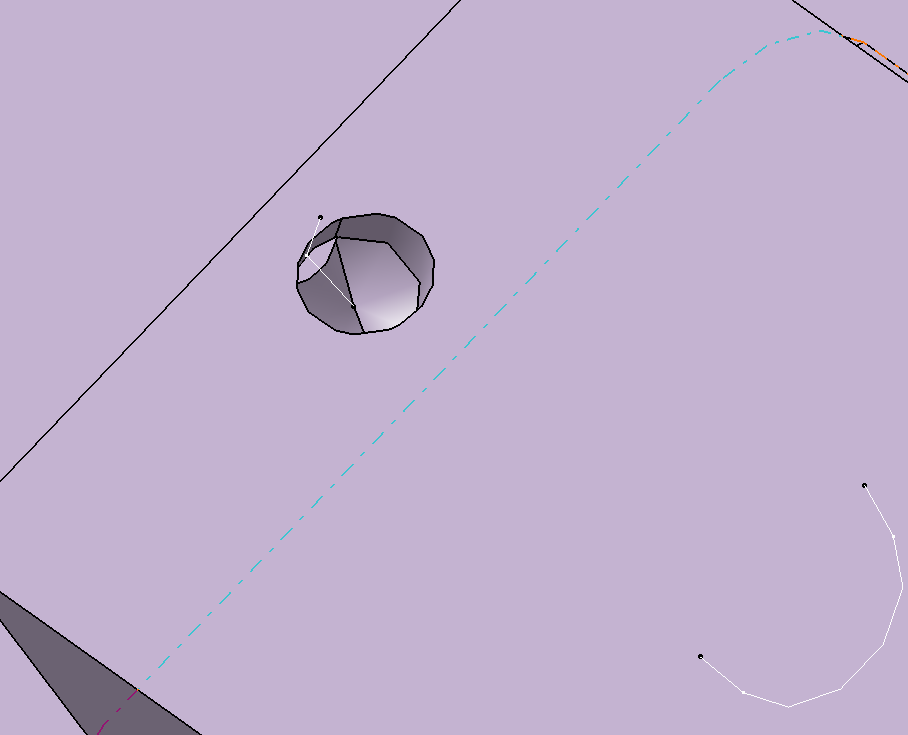 Split Part Design Insert Surface Based Features Split Leikkaa tilavuusmallin pinnalla. Leikattava osa häviää mallista. Nuolien suuntaan oleva osa mallia jää jäljelle.