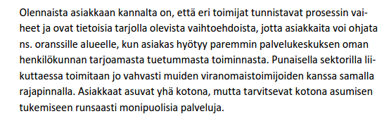 Palvelukeskuksen asiakasprosessi (Helsinki) Palvelukeskustoiminnan