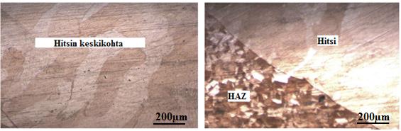 45 kovuusjakaumaa vastaavanlaiseen FSW-hitsattuun levyyn. (Lin, Chang & Wu, 2014, s. 298-300; Jabbari & Tutum, 2013, s. 1-4.) Kuva 15.