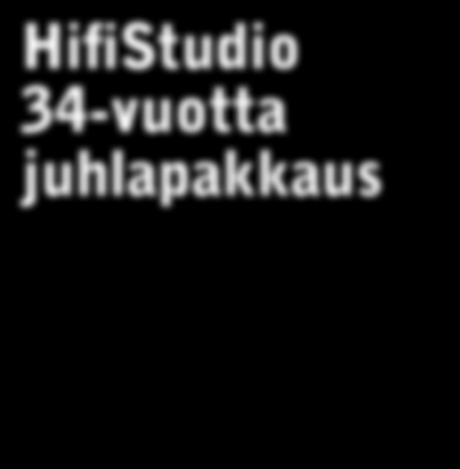 HifiStudio 34-vuotta juhlapakkaus Sisältää kaksi Genelec G3 -kaiutinta, huippukaapelit, Genelec-historiikin.