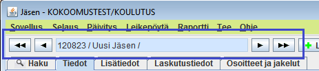 9 (16) sukupuolta 3.6 Hakutuloksen järjestäminen Hakutuloksen voi järjestää haluamansa sarakkeen mukaisesti napauttamalla sarakeotsikkoa.