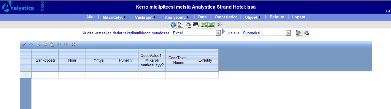 Oletamme nyt, että sinulla on Excel-taulukko, josta haluat liimata sähköpostiosoitteita. 6.3.