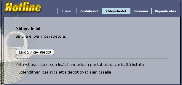 PYHÄ BIRMAN KISSA RY Sivu 2 / 13 Jäsenpalvelussa voit: Lisätä, muuttaa ja poistaa pentutietojasi sekä ilmoittaa välitykseen aikuisia, uutta kotia etsiviä birmoja Lisätä tai muuttaa listoilla näkyviä