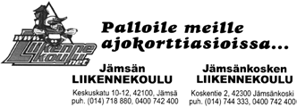 TIETOPALVELUT SISSONEN Koskentie 2 42100 JÄMSÄ Puh. 0400 692 089 tietops@tietops.