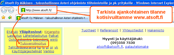 TUKIPALVELUJEN YHTEYSTIEDOT Tarkista ajankohtaiset tiedot kotisivuiltamme Veroilmoituksen sisältökysymyksissä neuvovat Verohallinnon valtakunnalliset palvelunumerot, esim. - osakeyhtiöt p.