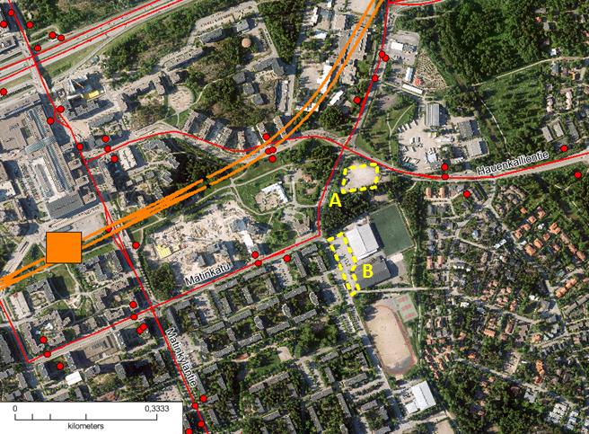 34 Kohdekortti 2.3. Espoo, Matinkylän asema ESPOO: MATINKYLÄN ASEMA (Länsimetro) Tilapäinen liityntäpysäköinti yhteensä: ~ 150 autopaikkaa Alue B: ~ 130 autopaikkaa ~ 120 autopaikkaa Tilapäiset