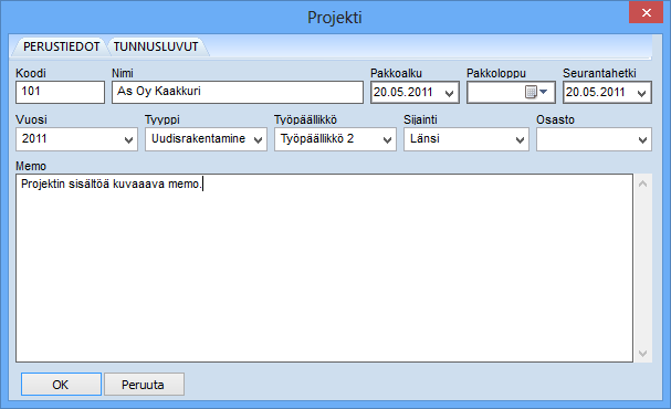 1. Projektin perustaminen PlanMan Project ohjelmiston käynnistyttyä käyttäjälle avautuu tyhjä projekti ja kaaviona on oletuksena Tehtäväjanakaavio.