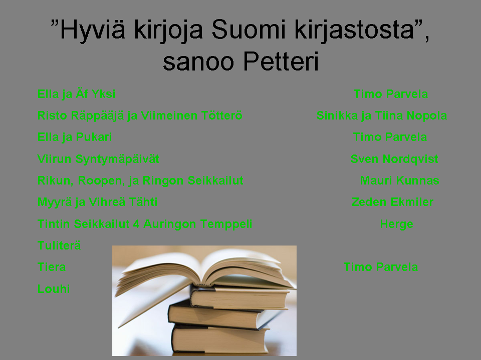 Ohjaajien Esittelyt Hei, olen Sari Rautapää ja aloitin tammikuun alussa Lukutoukat ryhmän ohjaajana. Muutimme tänne Dallasin seudulle noin neljä kuukautta sitten mieheni työn perässä.