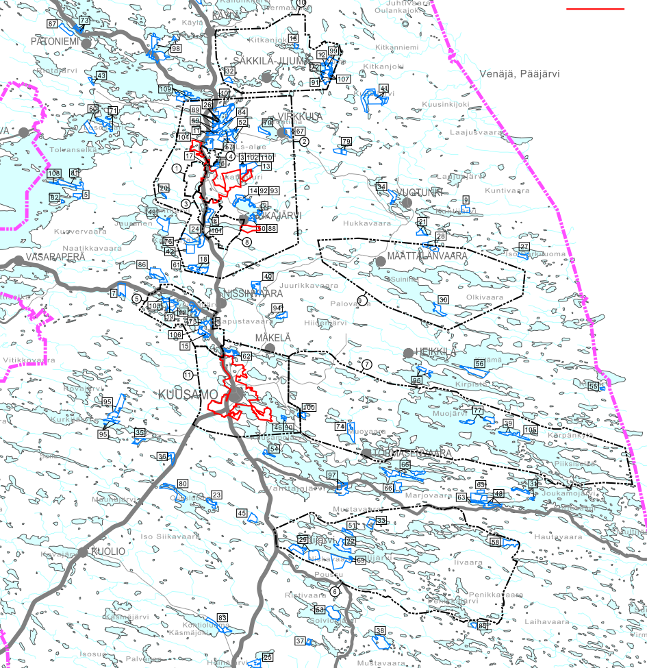 MERKINNÄT: YLEISKAAVA ASEMAKAAVA Kaavoitustilanne: