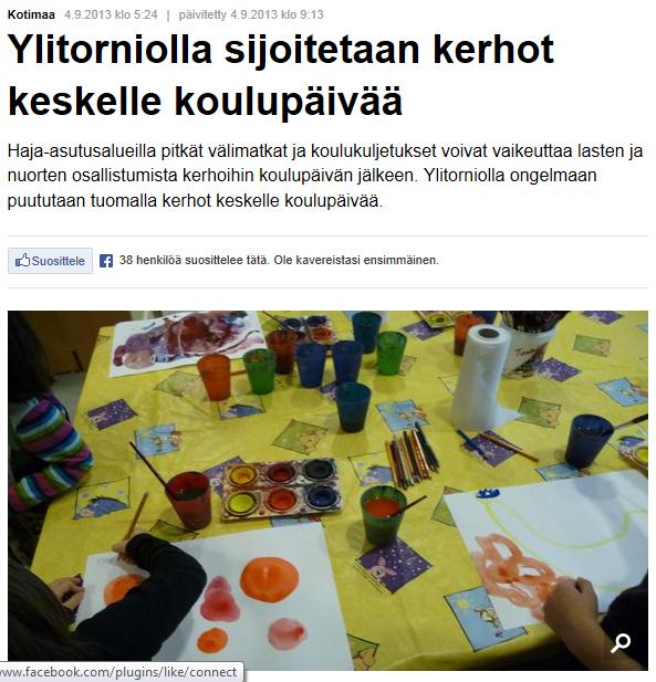 Pyrimme yhdistämään harrastuksia ja