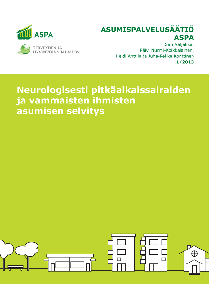 Artikkeli perustuu selvitysraporttiin: Valjakka, Sari; Nurmi-Koikkalainen, Päivi; Anttila, Heidi; Konttinen Juha-Pekka (2013).