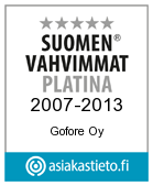 Gofore lyhyesti IT-johdon konsultoinnin ja tietojärjestelmien kehittämisen asiantuntijayritys Vahvassa kasvussa liikevaihto 6 MEUR (2013) Yhteensä 80 asiantuntijaa Helsingissä ja