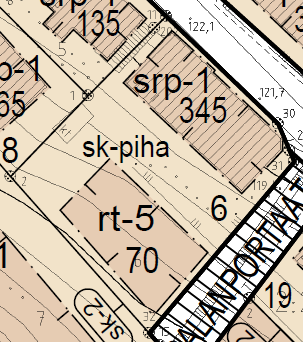 Pieni pihavaja on 1950-60-luvulla rakennettu vanhan paikalle tai voimakkaasti korjattu.