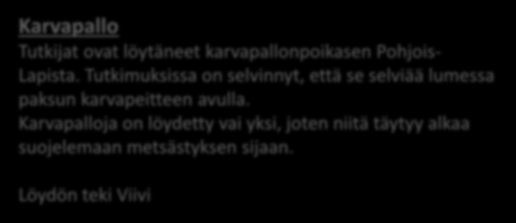 Löydön teki Siiri Kalan fossiili Tämän uuden eläinfossiilin tutkiminen on vielä kesken. On kuitenkin selvää, että kyseessä on kalalaji, jonka ikää tai ominaisuuksia ei vielä pystytä sanomaan.