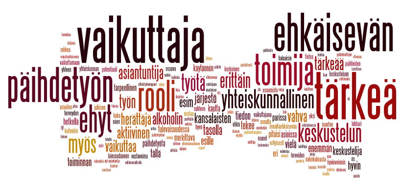 Olemme kansalais- ja asiantuntijajärjestö, joka on linkkinä kentän eri toimijoiden välillä, asiantuntijoiden ja kansalaisten välillä sekä tutkimuksen ja käytännön välillä.