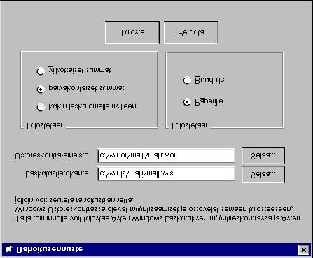 10/12 _Windows Ostoreskontran Päivitys 8.11.2002 8. RAHOITUSENNUSTE Ostovelkojen synnyttämää kassavirtaa voit ennustaa toiminnolla Tulosta Rahoitusennuste.