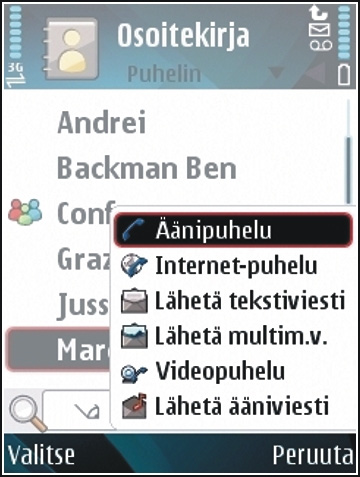 Uutta Eseries-laitteessa 32 Uudessa Eseries-laitteessasi on uudet versiot Kalenterija Osoitekirja-sovelluksista sekä uusi aloitusnäyttö.