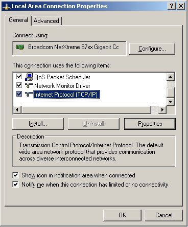 Käyttäjän ohjaimet 2. Valitse tietokoneessa (Kannettava) Käynnistä -> Ohjauspaneeli -> Verkkoyhteydet. 3.