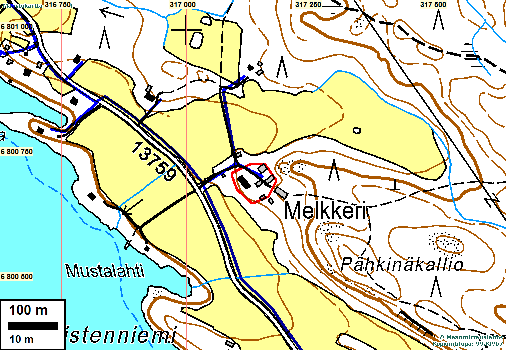 25 73 VESILAHTI HUONOLA MELKKERI Mjtunnus: Rauh lk.