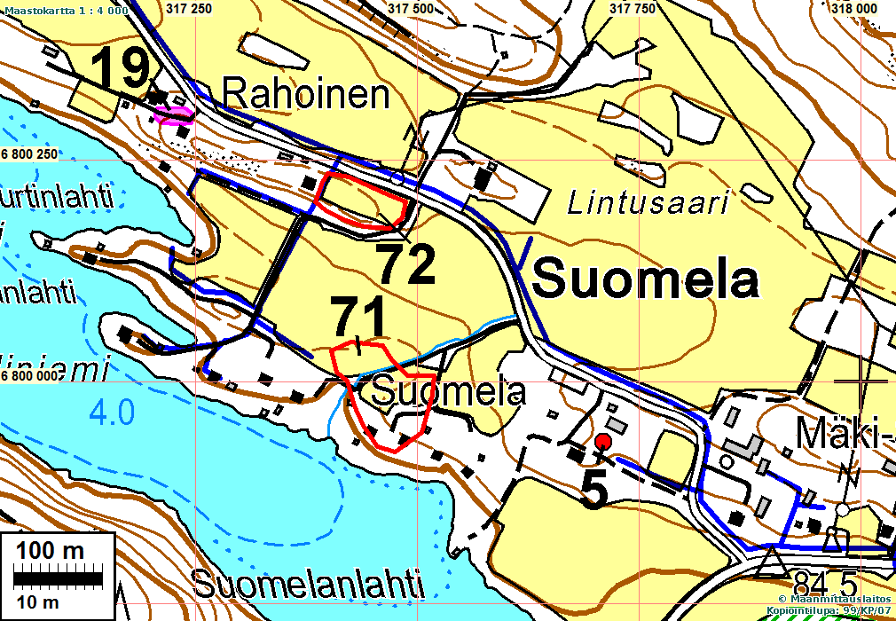 8 Tutkijat: Löydöt: Huomiot: Väinö Maajoki 1939 inventointi, Jouko Pukkila & Ville Laakso 1995 inventointi, Poutiainen & al. 2011 inventointi.