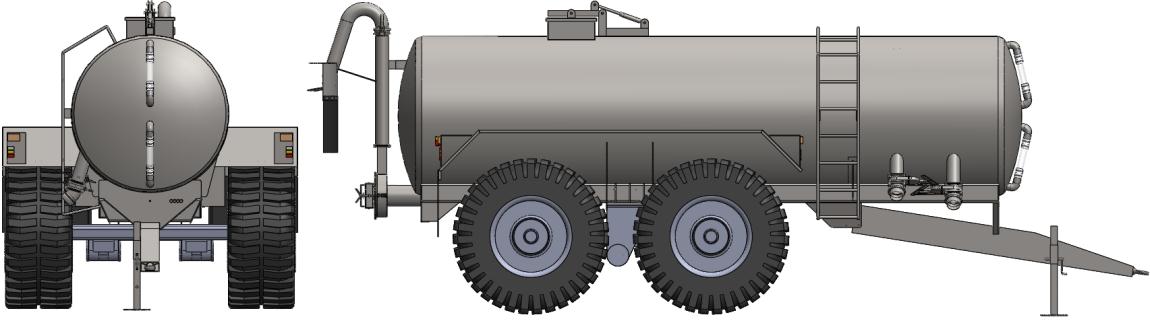 vanne-paketiksi valikoitui 810/55R34-rengas ja renkaaseen sopiva DW24B- vanne. Tässä tapauksessa renkaan valmistajalla ei ollut väliä, koska renkaiden koot ovat molemmilla valmistajilla samat.