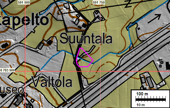 8 Muinaisjäännös LAPPEENRANTA KORVENKYLÄ LAURIKKA Mjtunnus: Rauh.