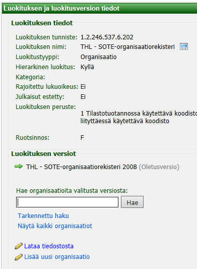 8. Tietojen lataus - takaisin lataussivulle Jos on tullut paljon uusia tai muuttuneita yksiköitä, on usein helpompi tehdä lisäykset ja muutokset Excelissä ja tallentaa muutokset