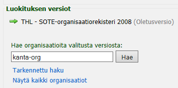 8. Käyttöliittymän kautta tapahtuva yksikön muutos 1.