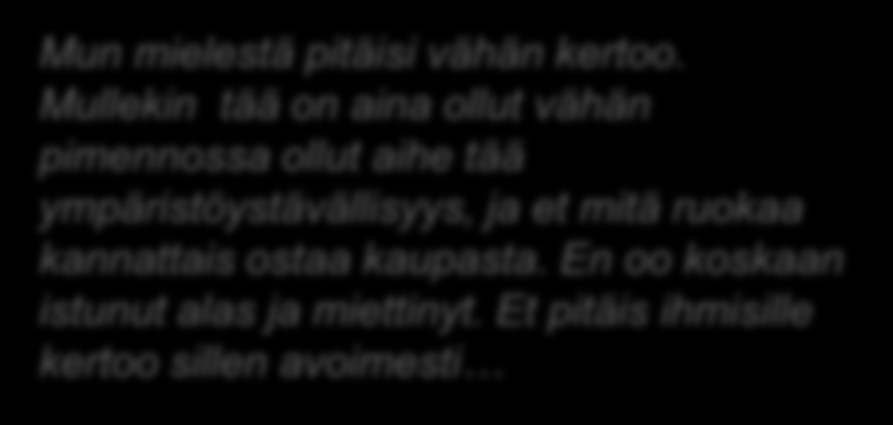 Haastattelu 12, omilleen muuttanut tyttö, Espoo 18-vuotias, lopettanut toistaiseksi lukion ja muuttanut yksin asumaan Vähän rahaa,