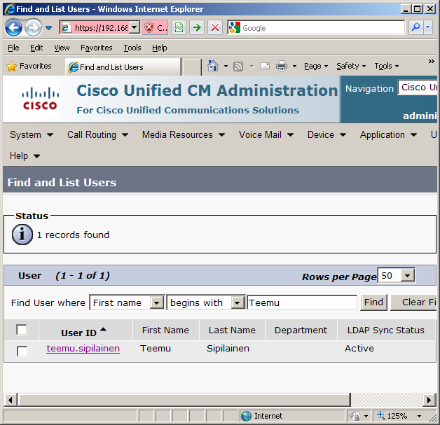 puhelimia ja tarjoaa runsaat analogiset ja digitaaliset puheluominaisuudet. (Cisco Unified Communications Manager 2010.) 24 CUCM-jäjestelmässä on mahdollisuus myös CLI-komentorivin käyttöön.