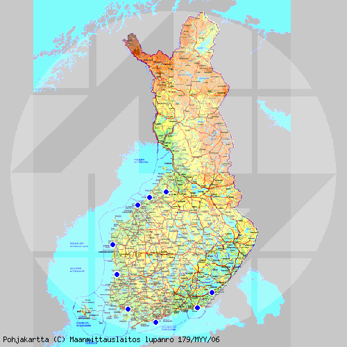 Suomen havainnot Sinisellä hyväksytyt