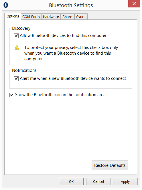 Bluetooth-yhteyden käyttäminen - 37 3. Napsauta sitten Bluetooth-kuvaketta työpöydän ilmoitusalueelta ja valitse Avaa asetukset. 4.