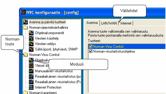 Yleistä NVC-ohjelmasta Kuten edellisessä osassa on selostettu, NVC v5.