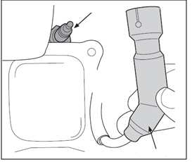 used oil. Dispose of used oil according to local, state and federal guidelines or laws. Replacing the spark plug WARNING - Do not check for a spark with the spark plug removed.