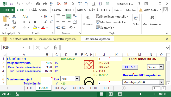 Niin että piirin laitteiden välinen suojauskoordinaatio varmistetaan.