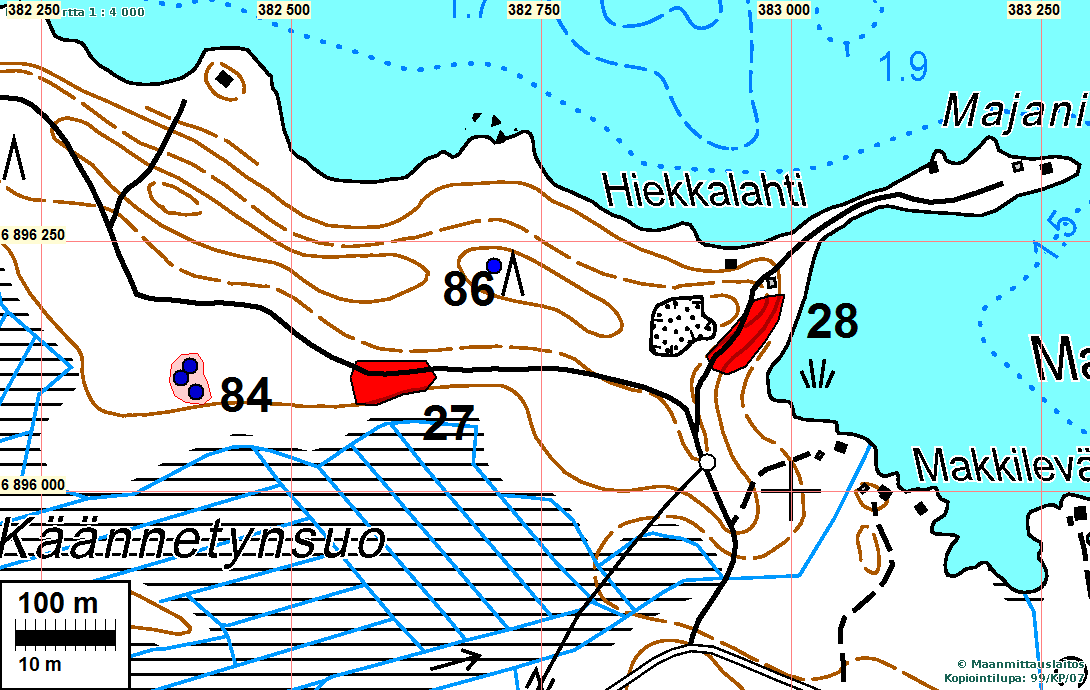 11 KEURUU 27 KÄÄNNETYNSUO Mjtunnus: 249010013 Rauh.