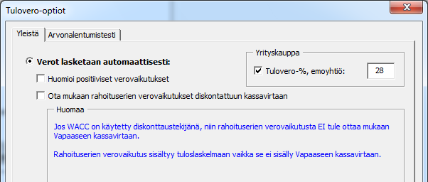 11 Invest for Excel-käyttövinkkejä 11.1 Linkin tekeminen Excel-laskelmaan.