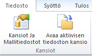 2.1.5 ZIP Lue tarkemmin tiedostojen pakkaamisesta ja purkamisesta kohdassa 2.