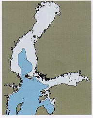 Shipping channel leading to St.