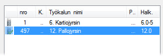 96 2 Valitse Muodonmuutos kahden käyrän välillä.